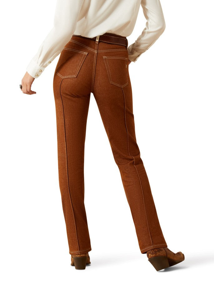 Ariat Women's Rust Ultra High Rise Relaxed Straight Leg Jean