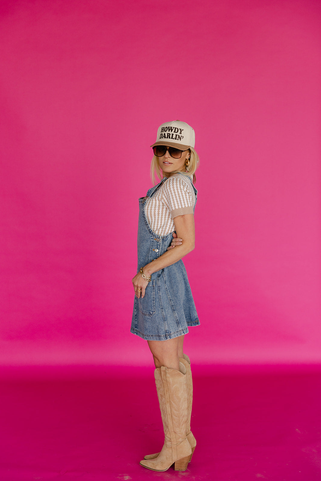 SALE Howdy Darlin Corduroy Cap In Beige