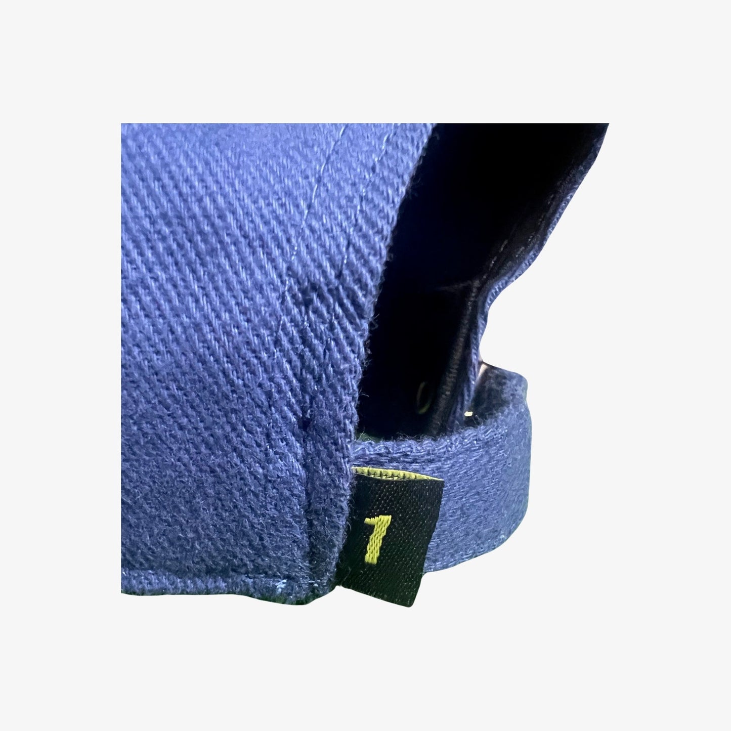 Texas Longhorns Gold Metal Longhorn Logo on Navy Cotton & Tan Suede Flatbill / Hat / UT9011 / MM