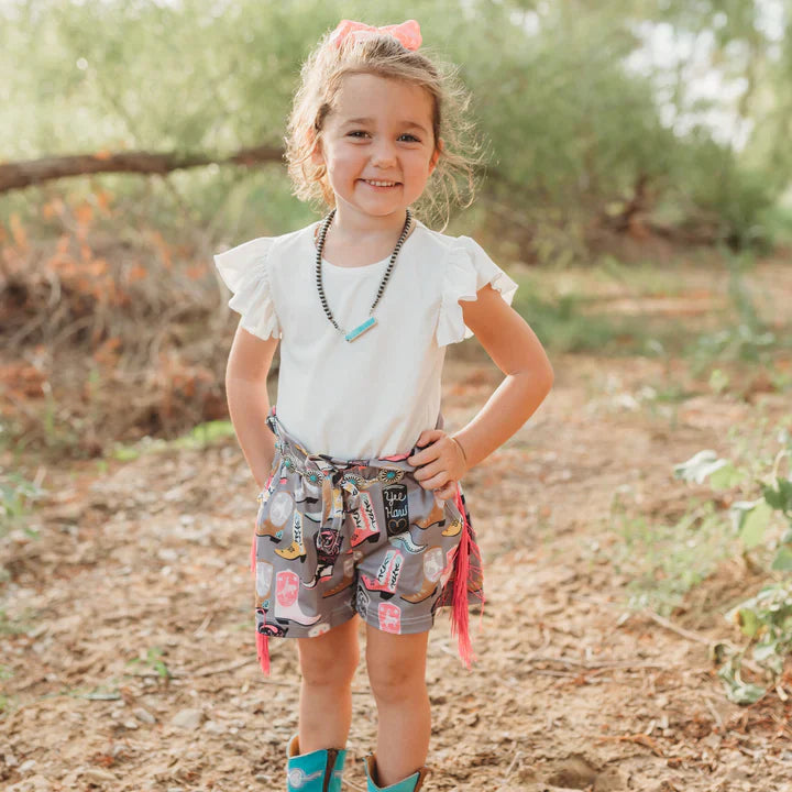 Shea Baby Cream Ruffle Top