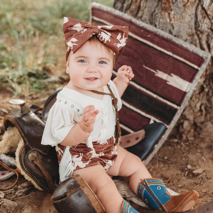 Shea Baby Stud Cream Baby Top