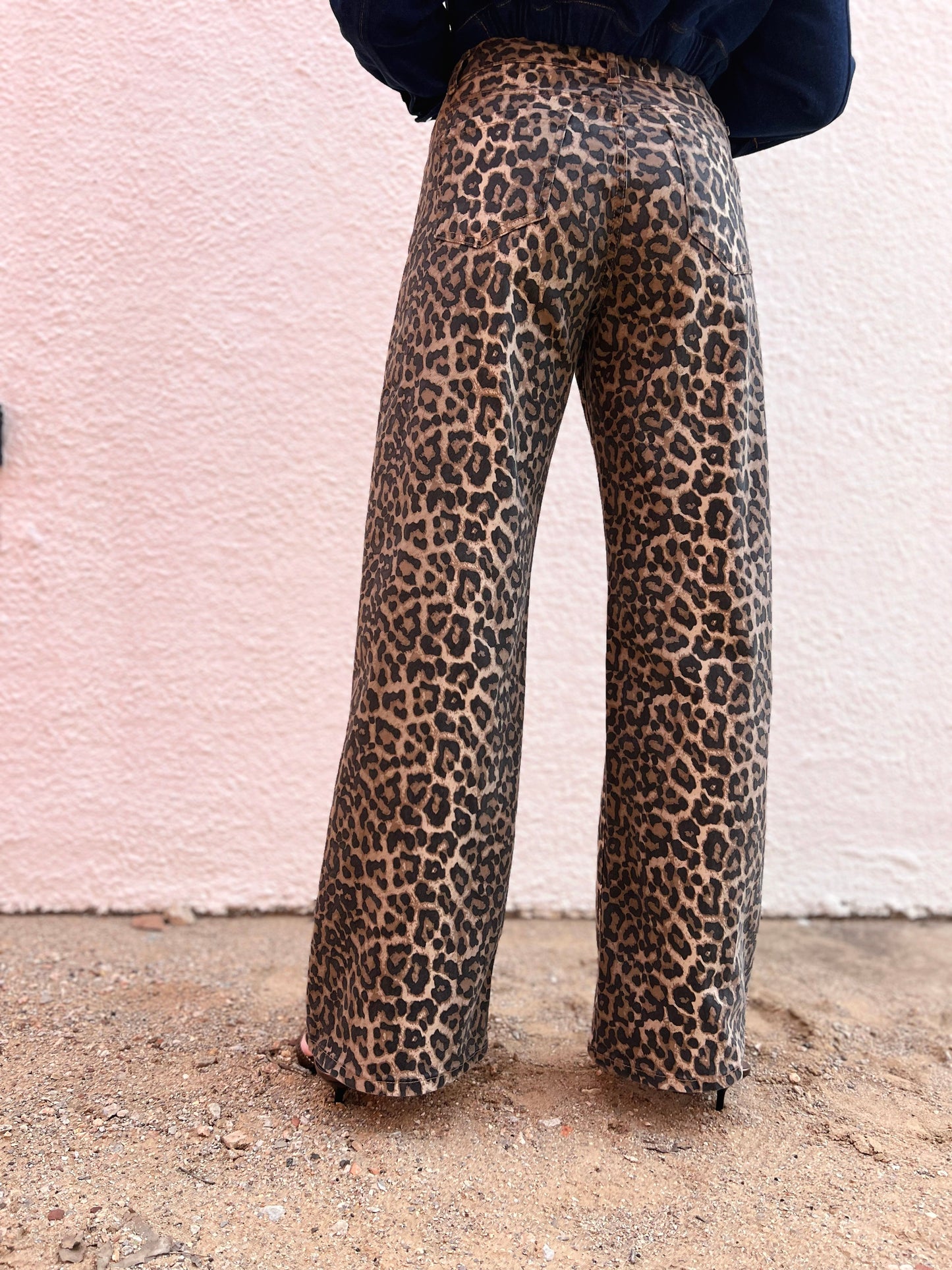 The Heidi Leopard Jean