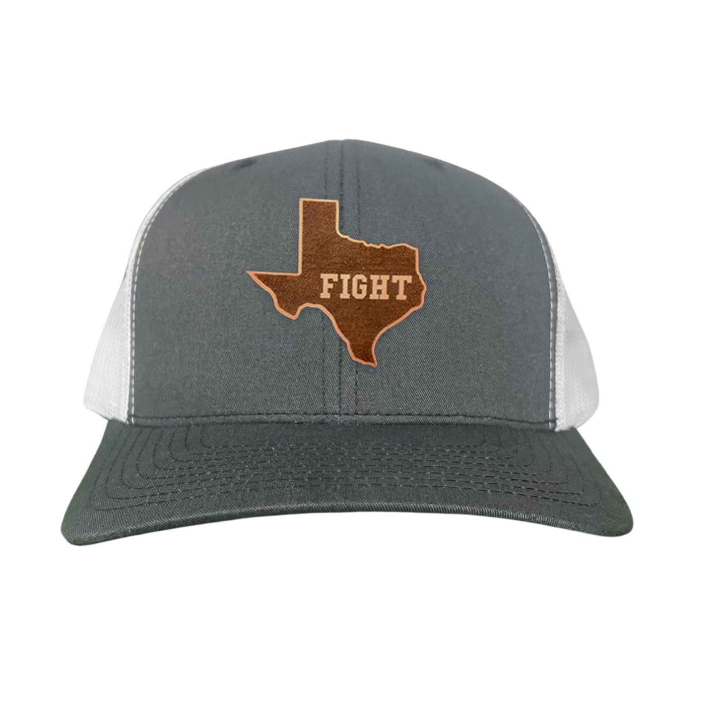 Texas Longhorns State of Texas Fight Leather Patch / Hats / 074