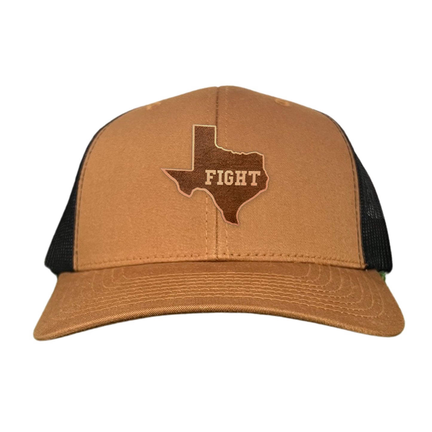 Texas Longhorns State of Texas Fight Leather Patch / Hats / 074