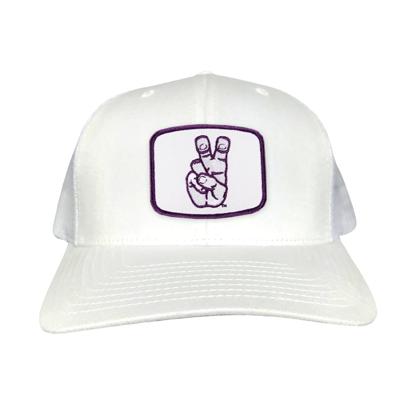 TCU Frog Hand Square Shape / Curved Bill Mesh Snapback / 126 / TCU001