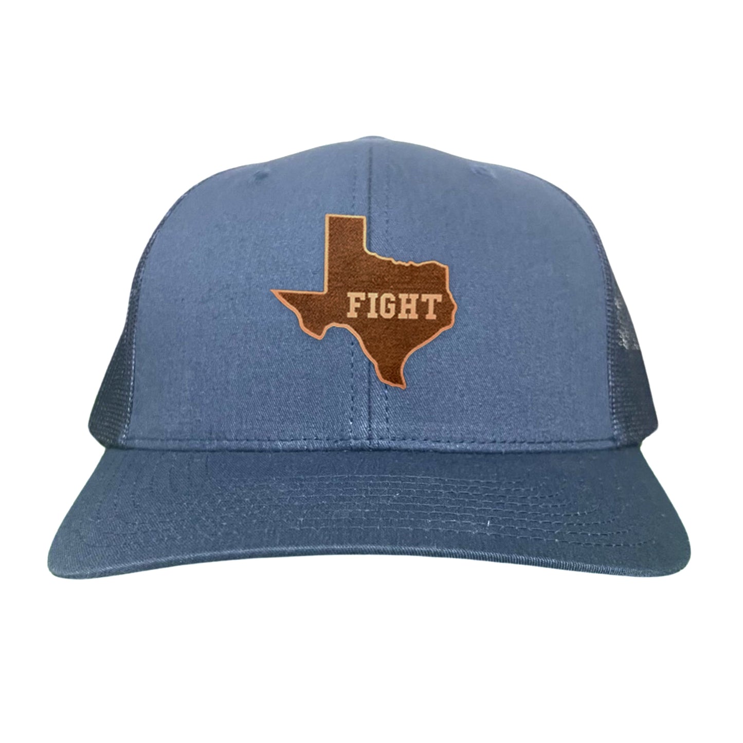 Texas Longhorns State of Texas Fight Leather Patch / Hats / 074