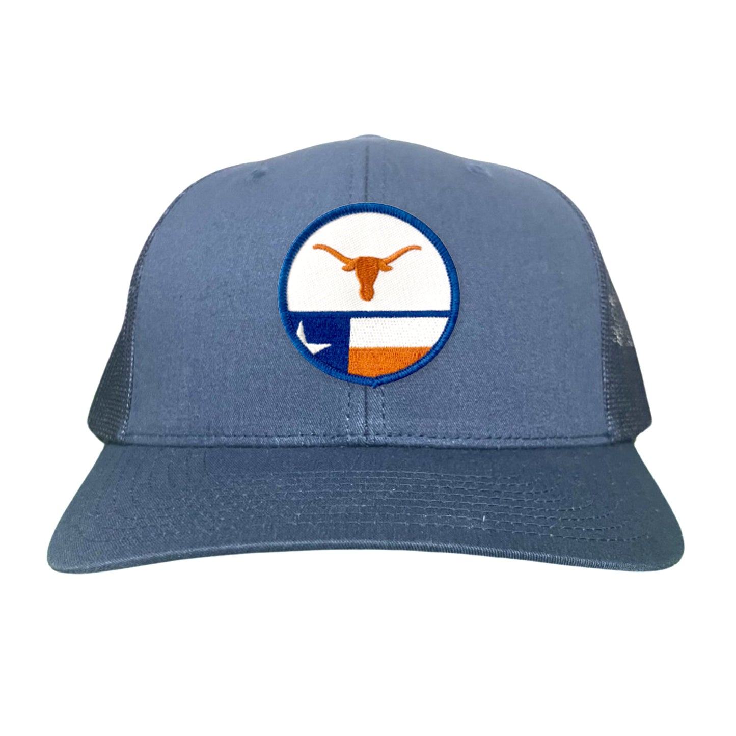 Texas Longhorns Circle Steer Head State Flag / 241 / Hats / MM