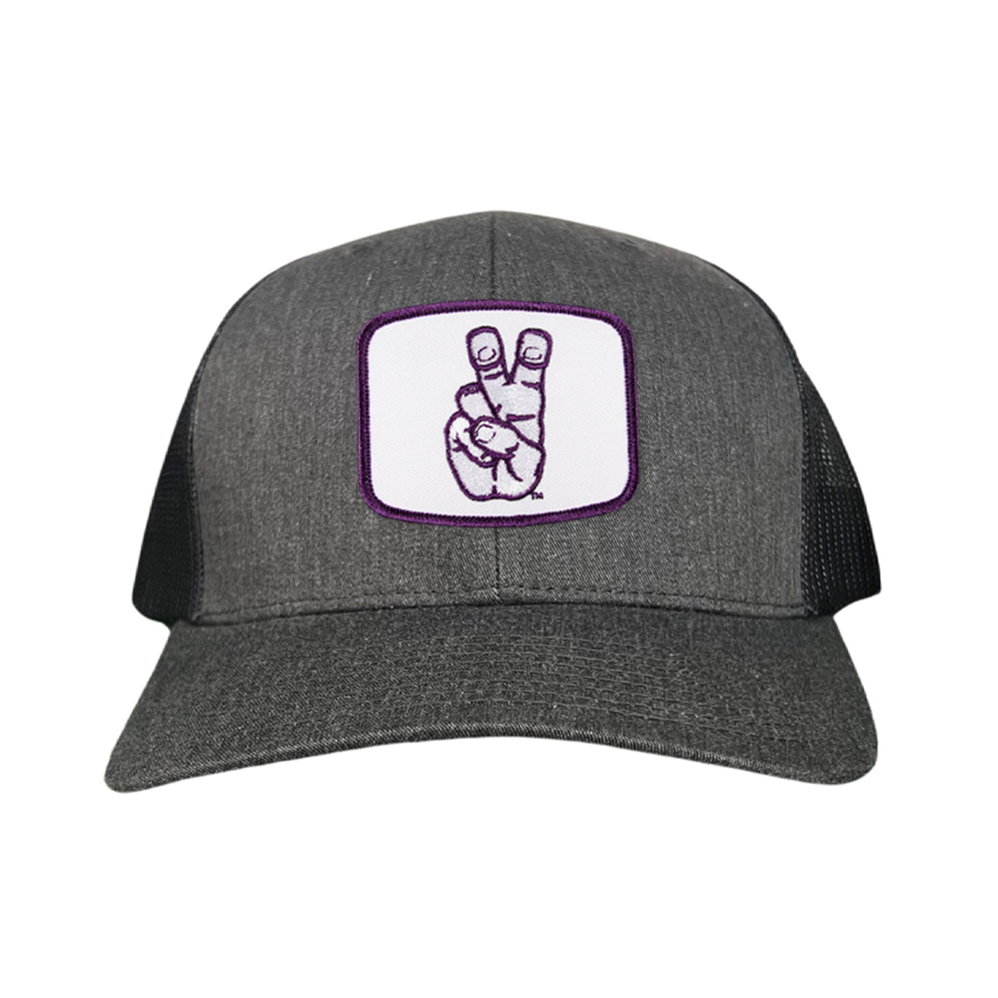 TCU Frog Hand Square Shape / Curved Bill Mesh Snapback / 126 / TCU001