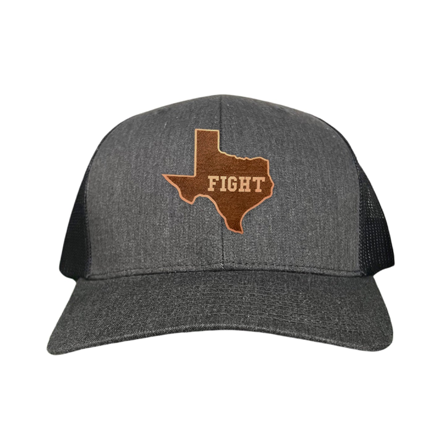 Texas Longhorns State of Texas Fight Leather Patch / Hats / 074