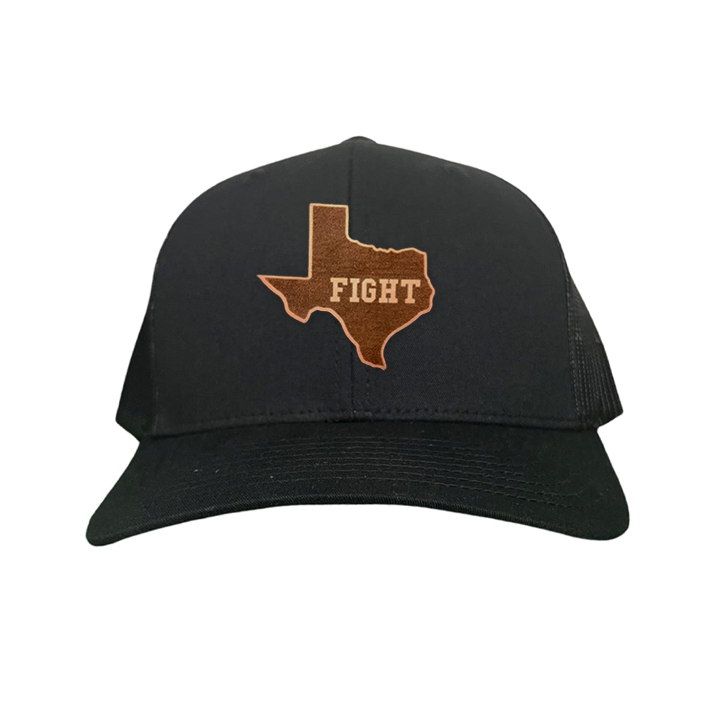 Texas Longhorns State of Texas Fight Leather Patch / Hats / 074