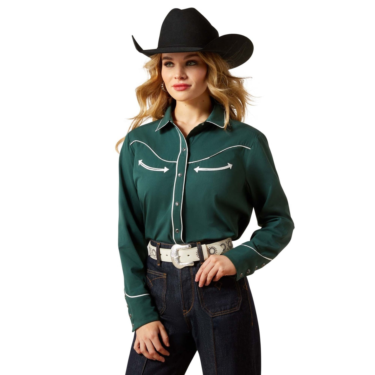 Ariat Women's Pine Grove Mirrorball Blouse