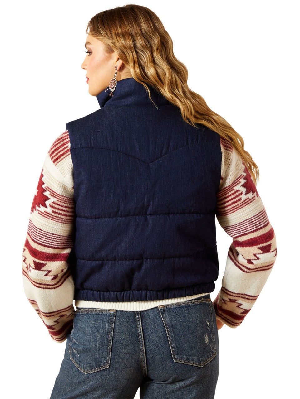 Ariat Women’s Slub Denim Western Vest