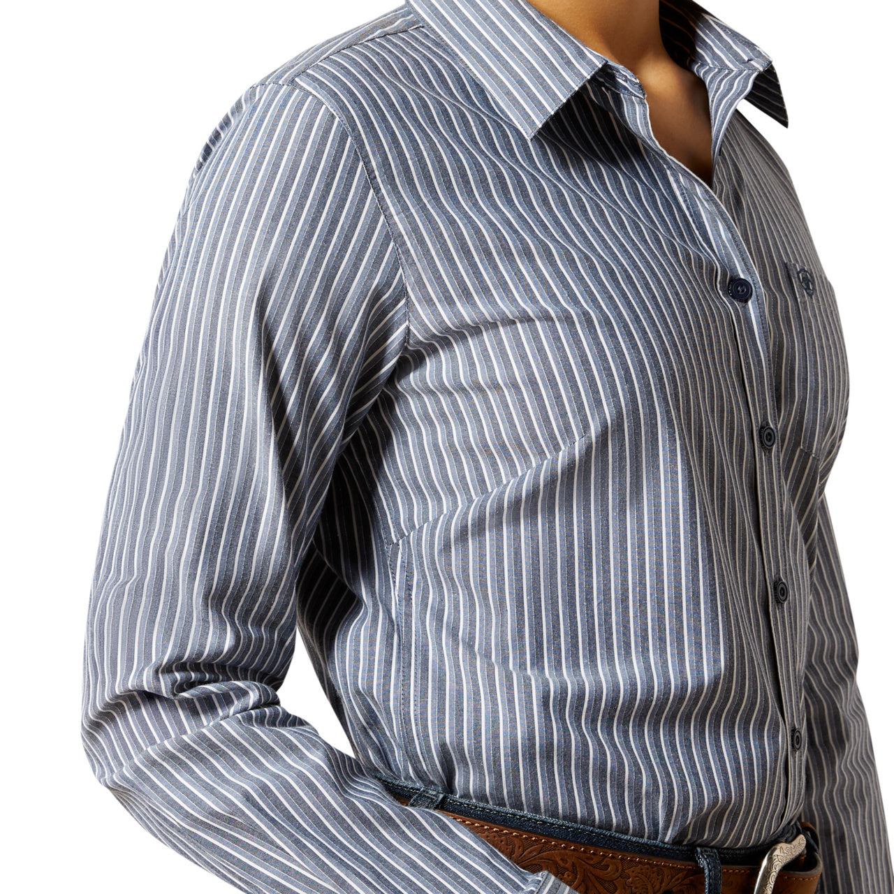 Ariat Women's Dress Blue Stripe Kirby Shirt