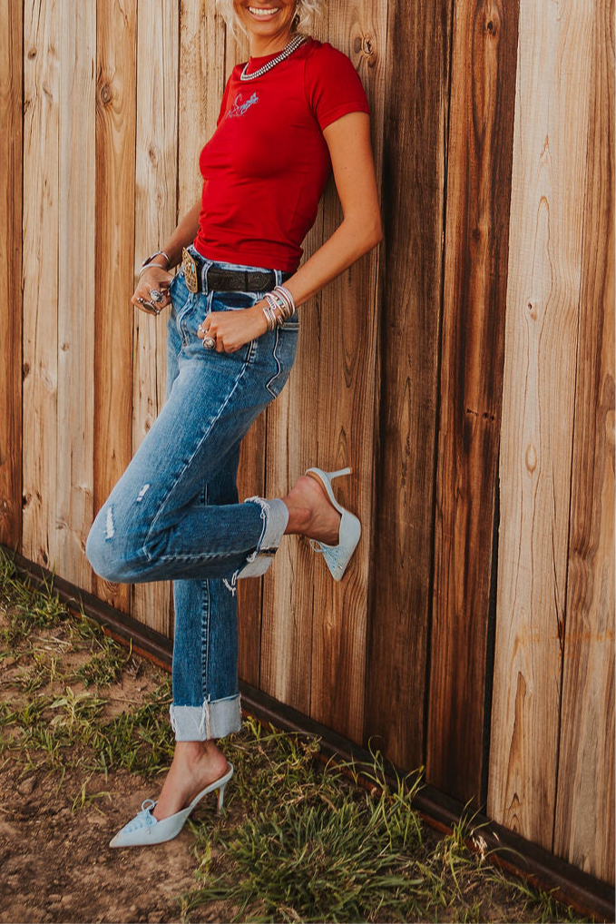 The Emelin Straight Leg Jean