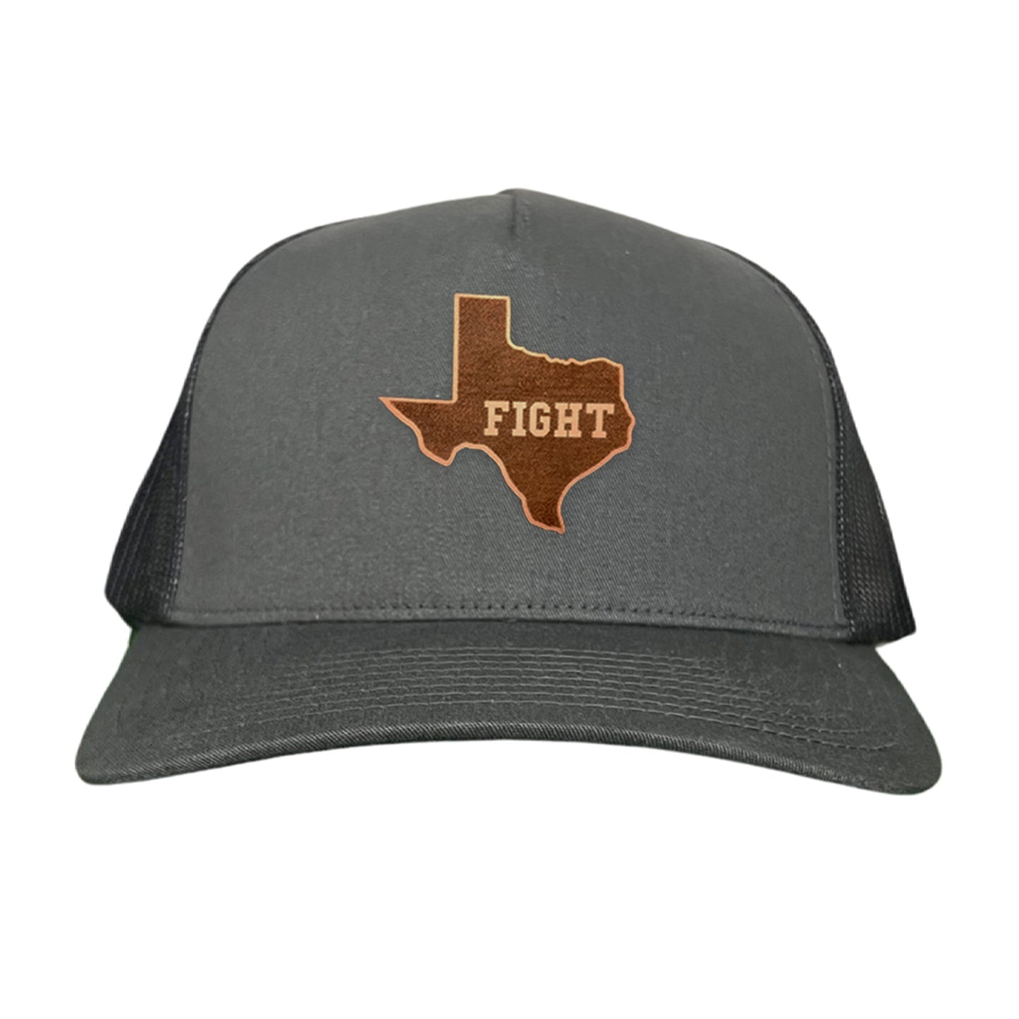 Texas Longhorns State of Texas Fight Leather Patch / Hats / 074