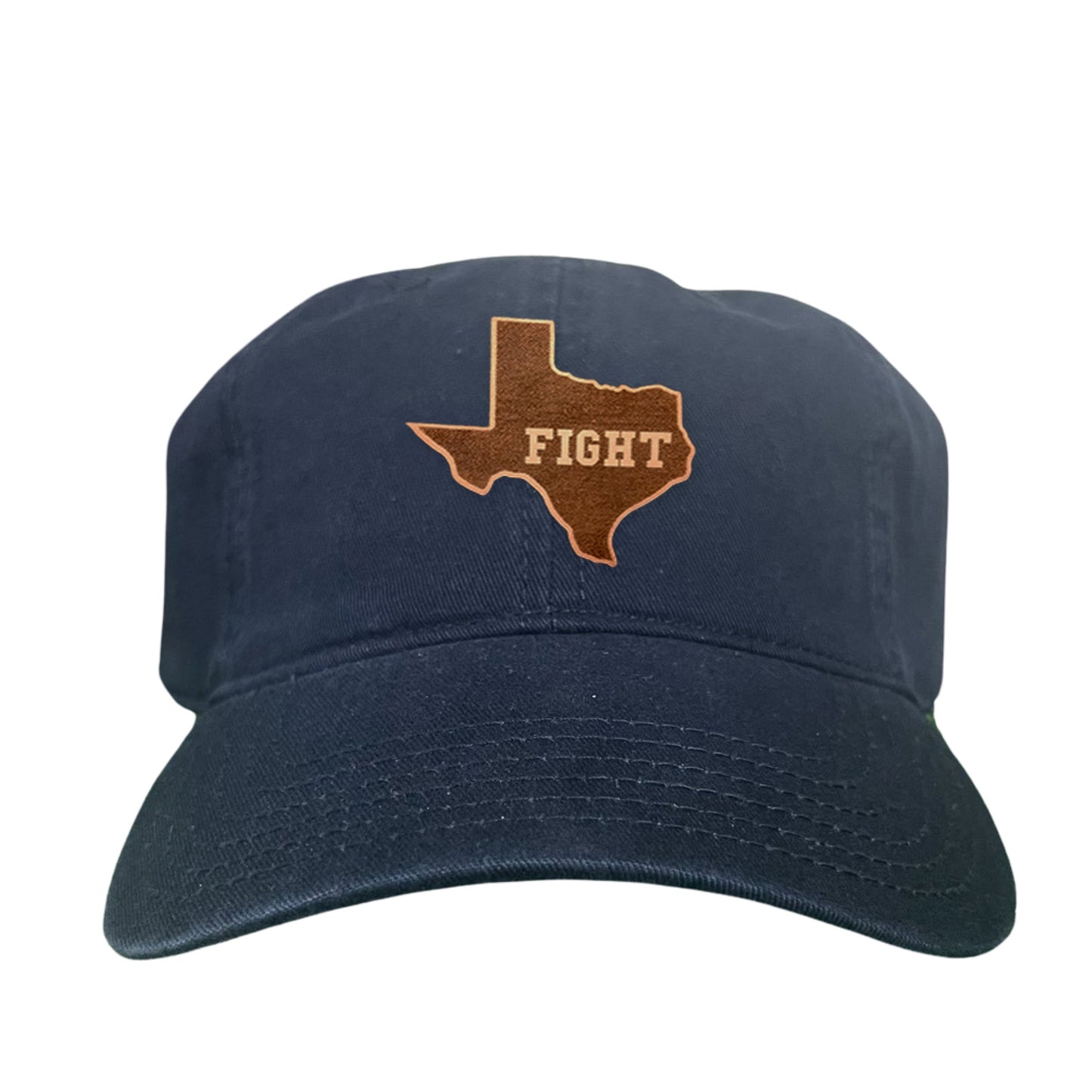 Texas Longhorns State of Texas Fight Leather Patch / Hats / 074