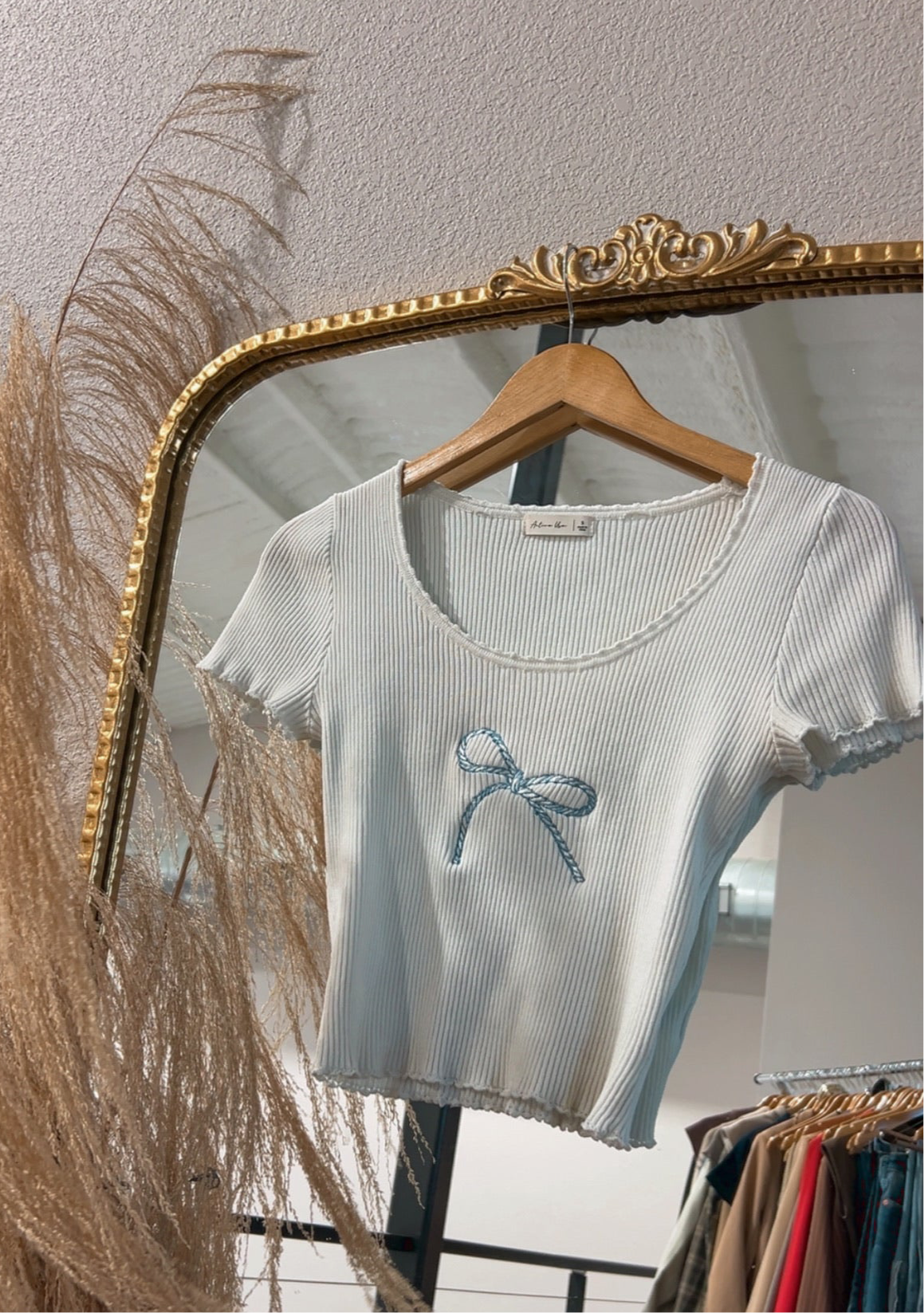 The Rope Bow Top in White