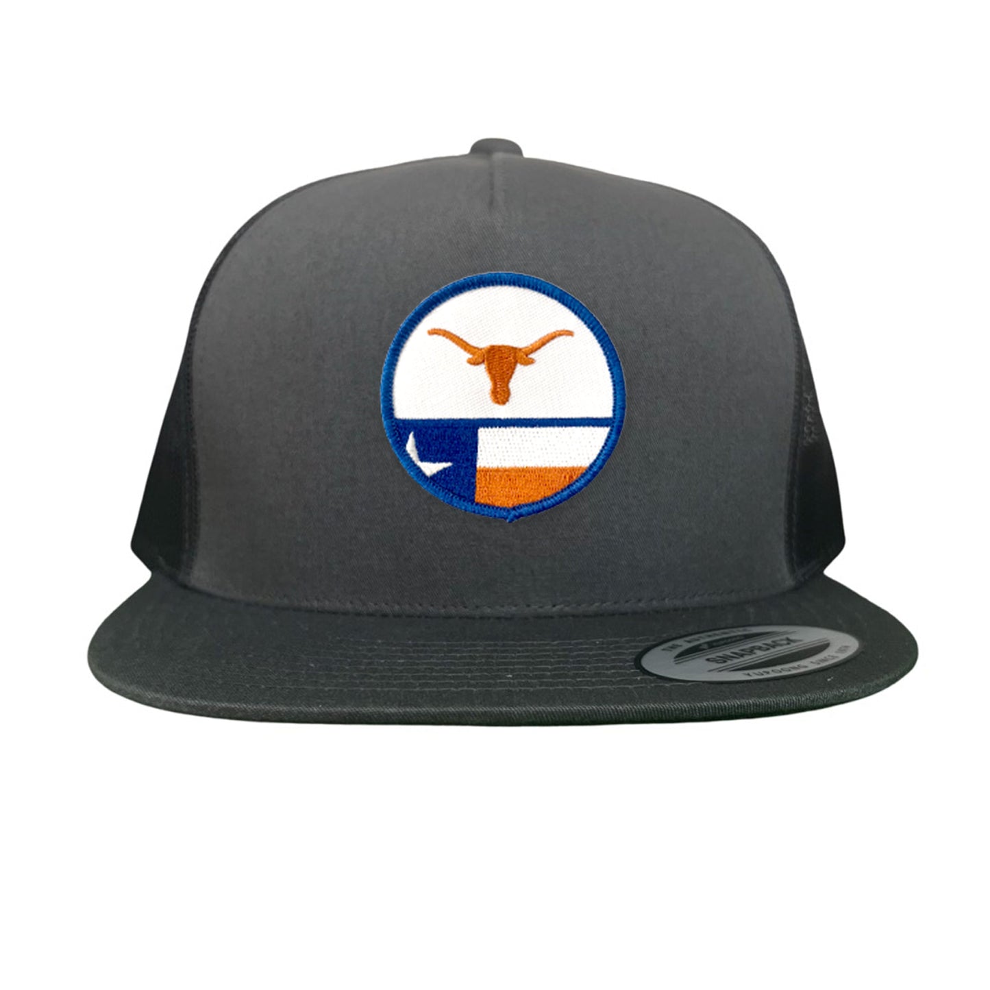 Texas Longhorns Circle Steer Head State Flag / 241 / Hats / MM