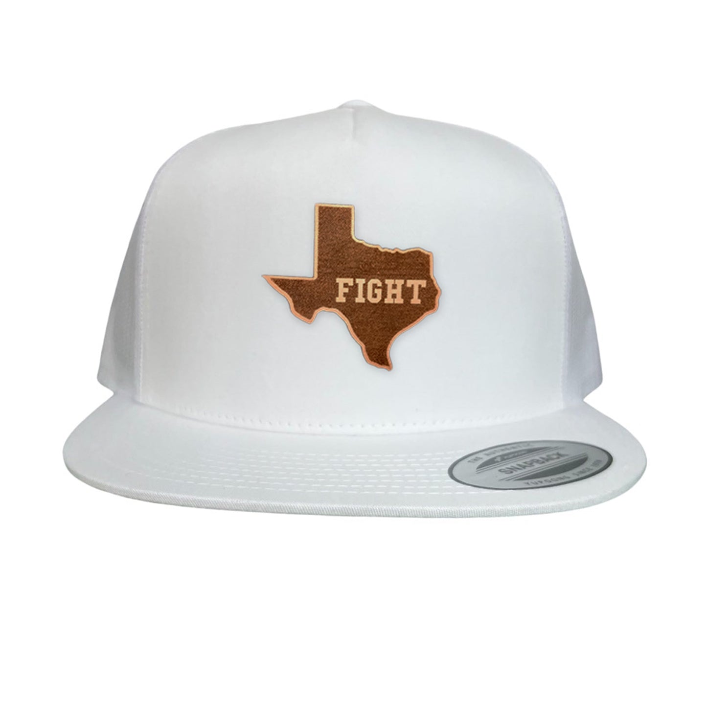 Texas Longhorns State of Texas Fight Leather Patch / Hats / 074