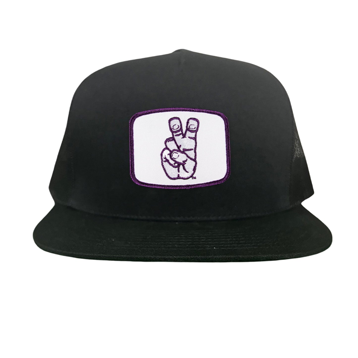 TCU Frog Hand Square Shape / Curved Bill Mesh Snapback / 126 / TCU001