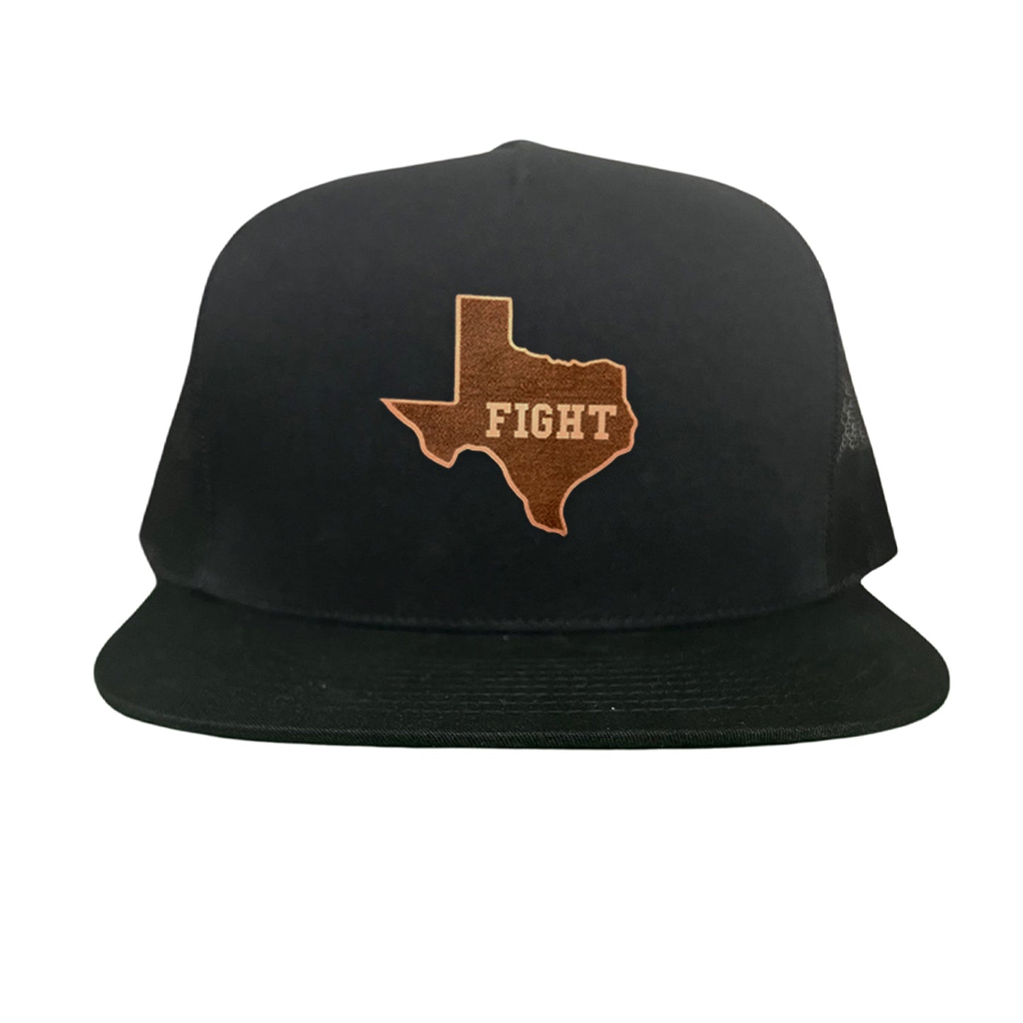 Texas Longhorns State of Texas Fight Leather Patch / Hats / 074