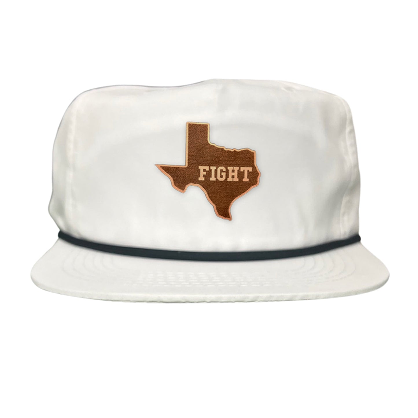 Texas Longhorns State of Texas Fight Leather Patch / Hats / 074