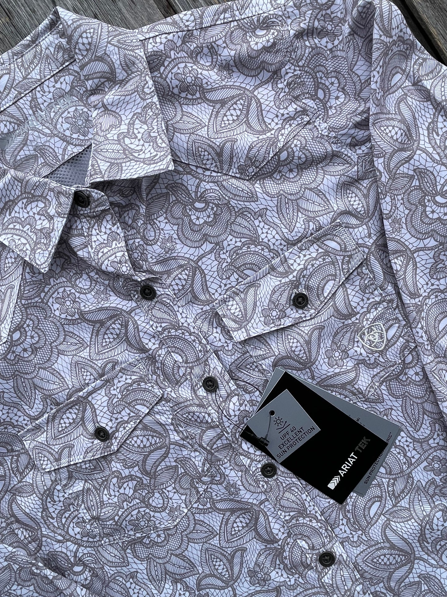 Ariat Lace Western VentTEK Stretch Shirt