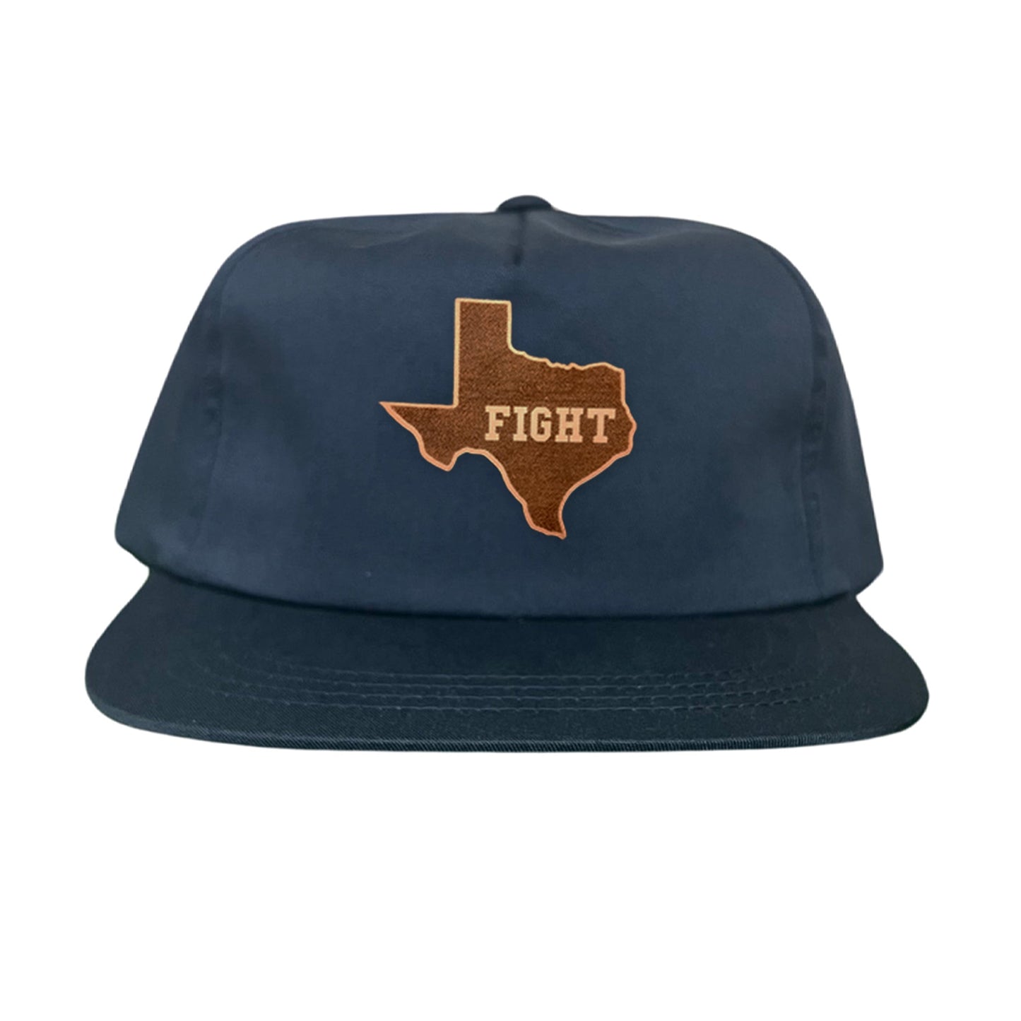 Texas Longhorns State of Texas Fight Leather Patch / Hats / 074