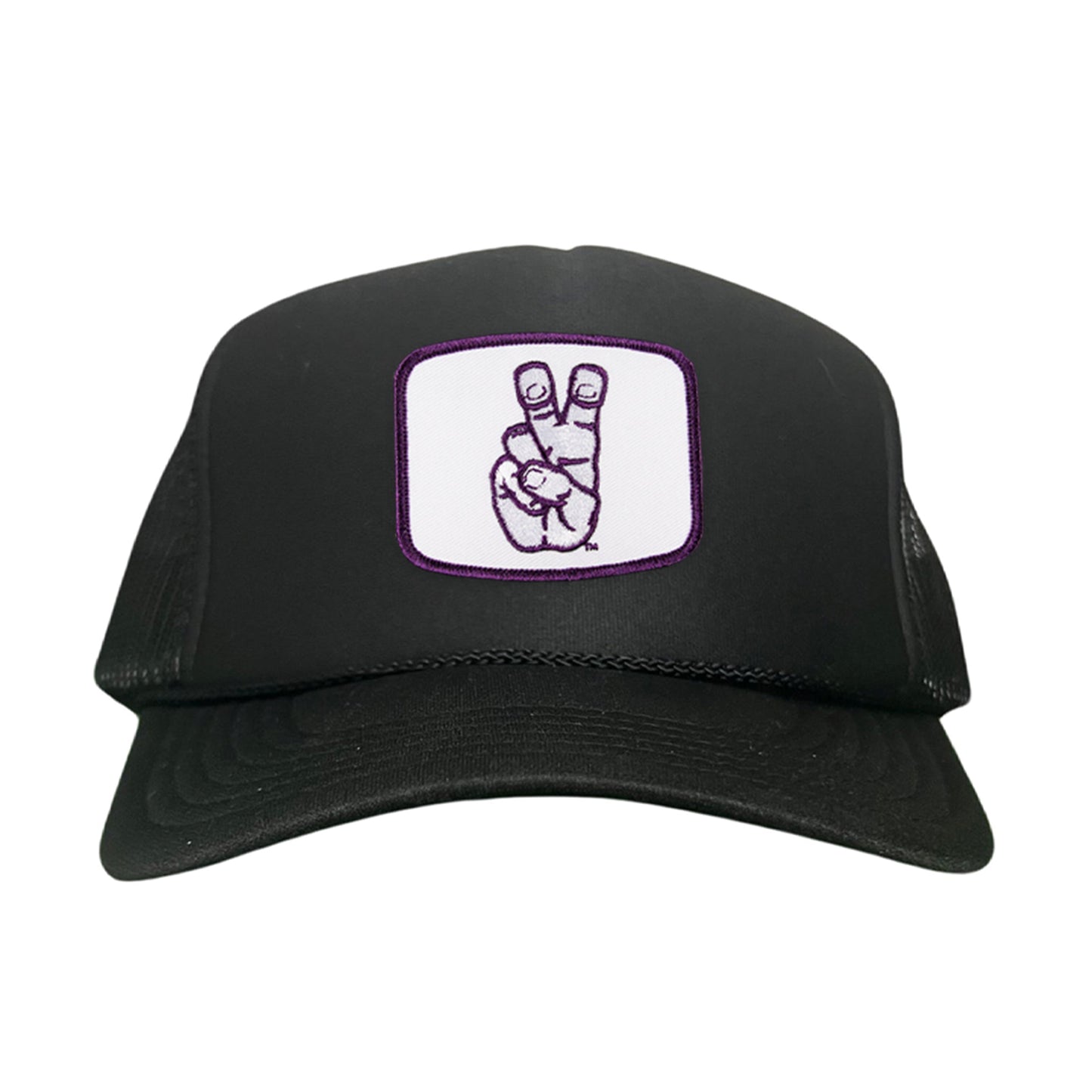 TCU Frog Hand Square Shape / Curved Bill Mesh Snapback / 126 / TCU001