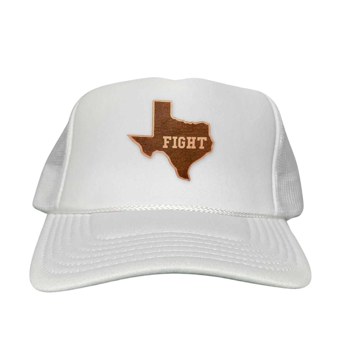 Texas Longhorns State of Texas Fight Leather Patch / Hats / 074