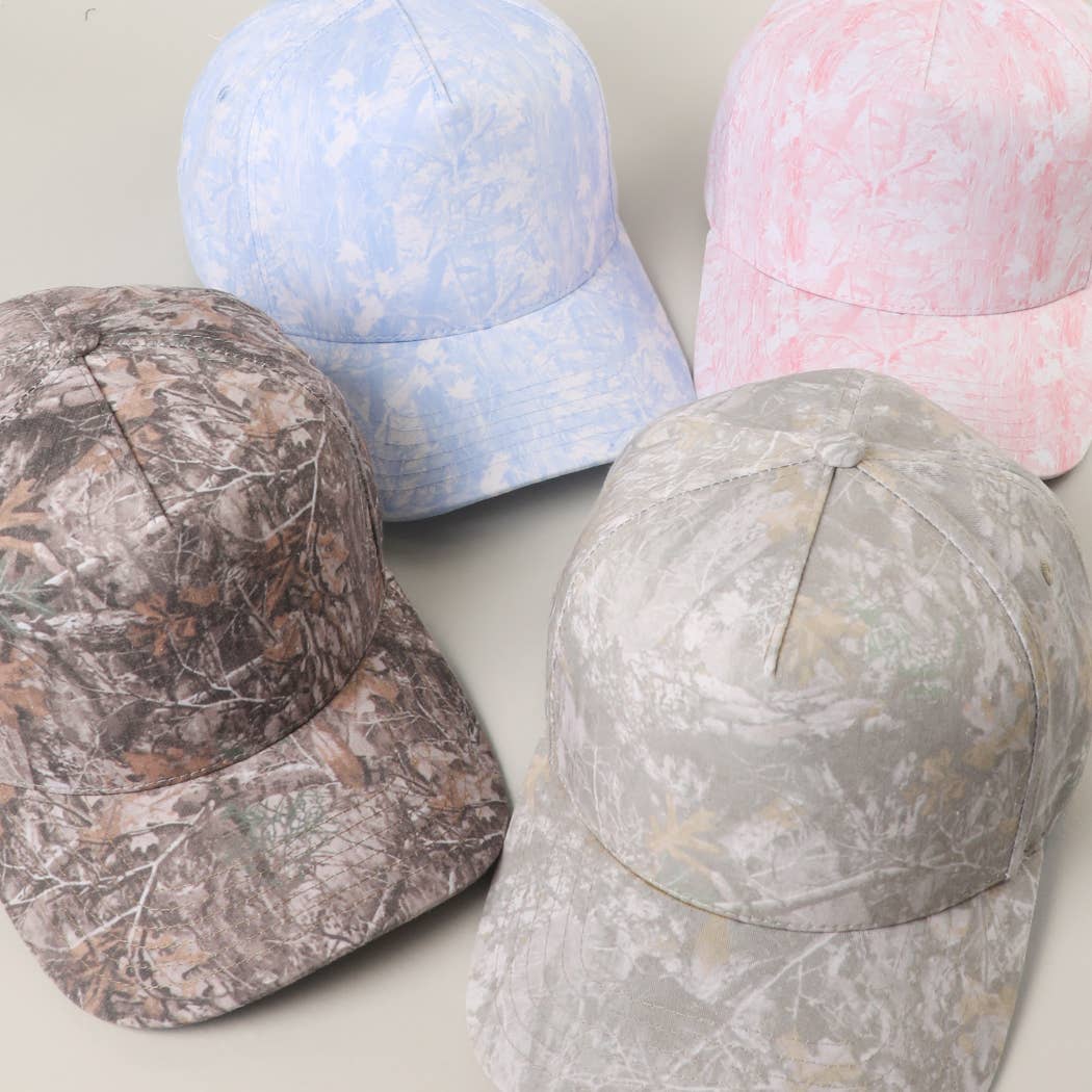 All Over Camo Trucker Hat: LT. CAMO / One Size