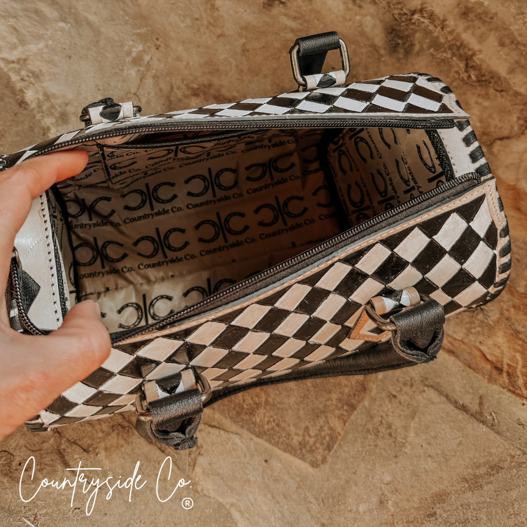 Bailey Checkered Speedy Bag