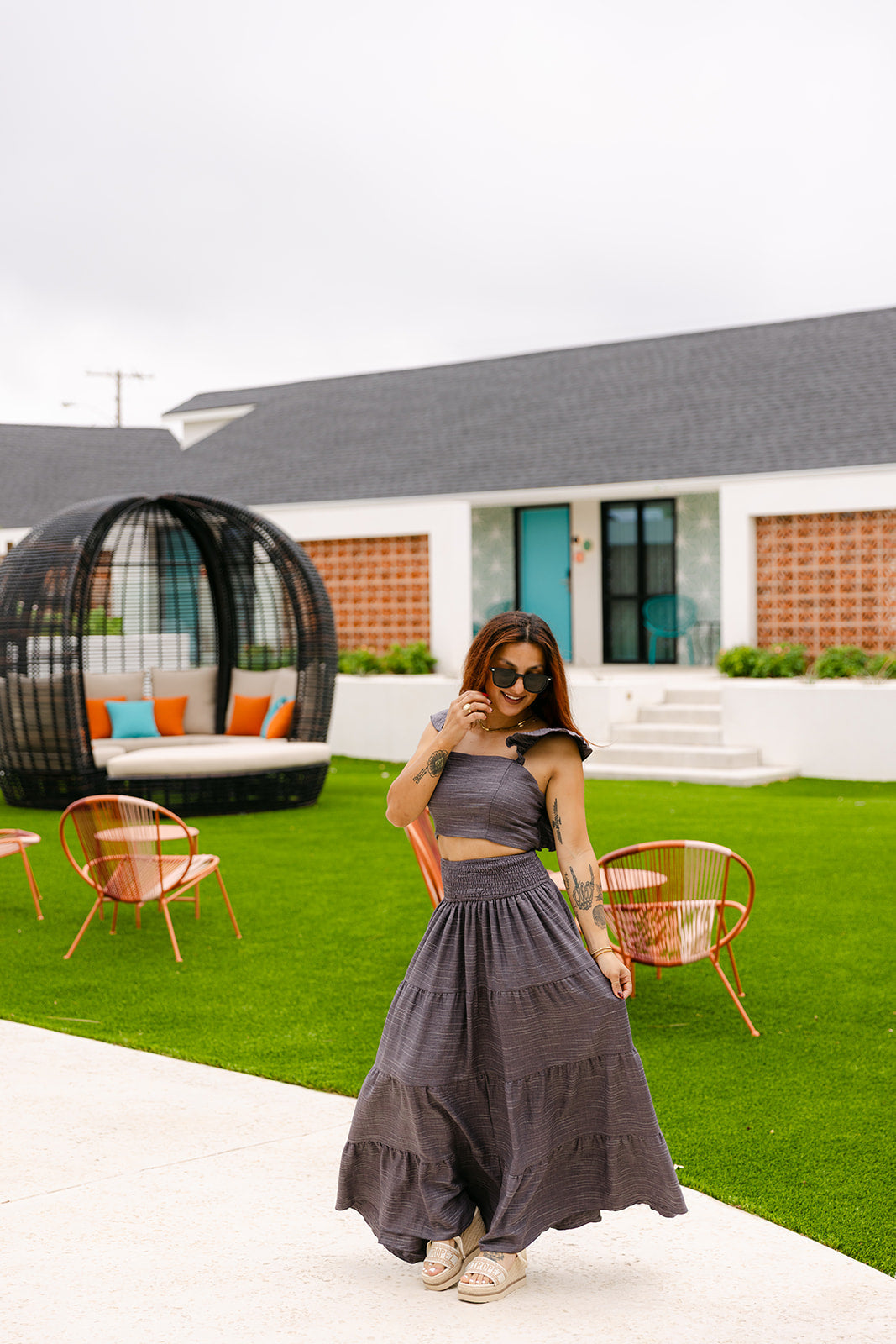 The Ivy Set in Charcoal