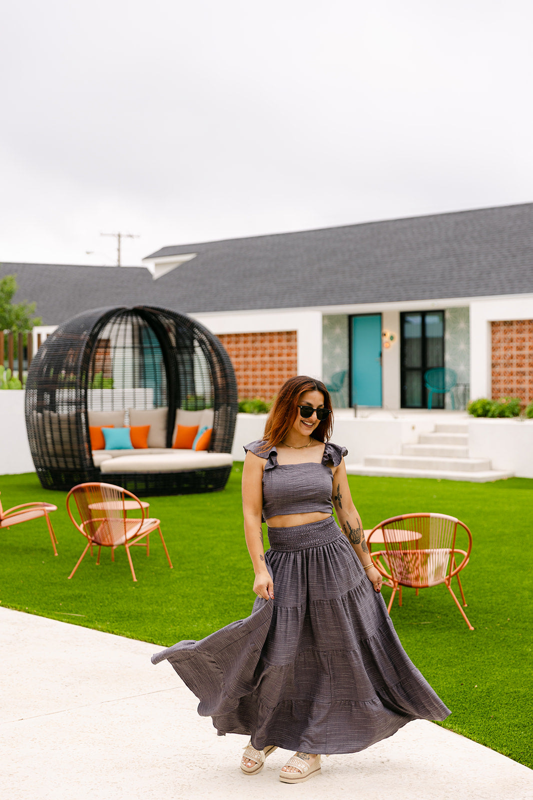 The Ivy Set in Charcoal