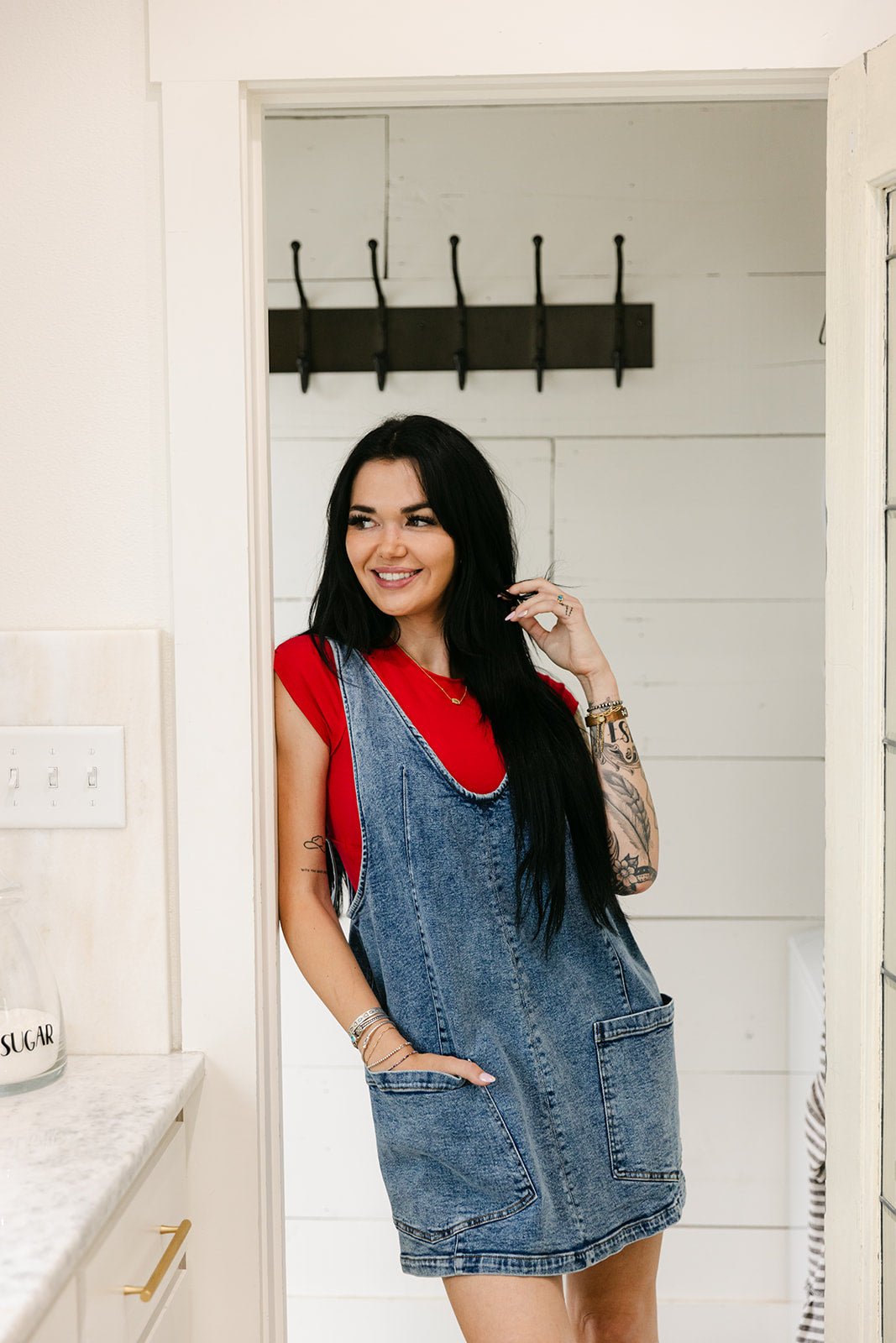 The Coro Dark Denim Dress