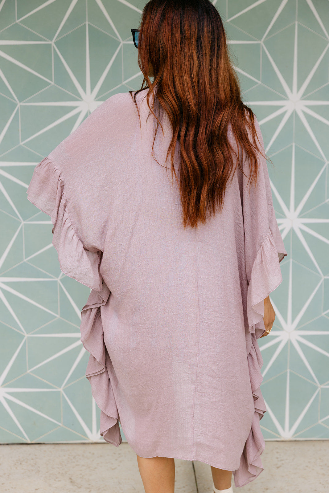 The Marina Duster in Mauve