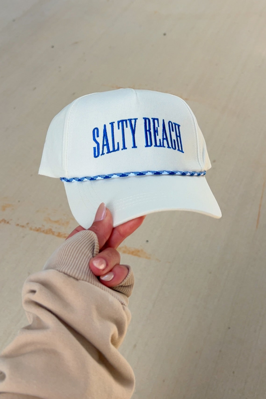 The Salty Beach Trucker Hat in Blue