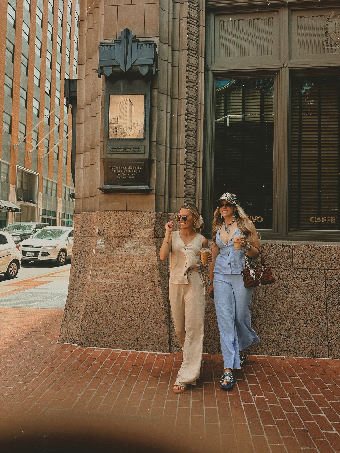 The Rio Linen Set in Tan