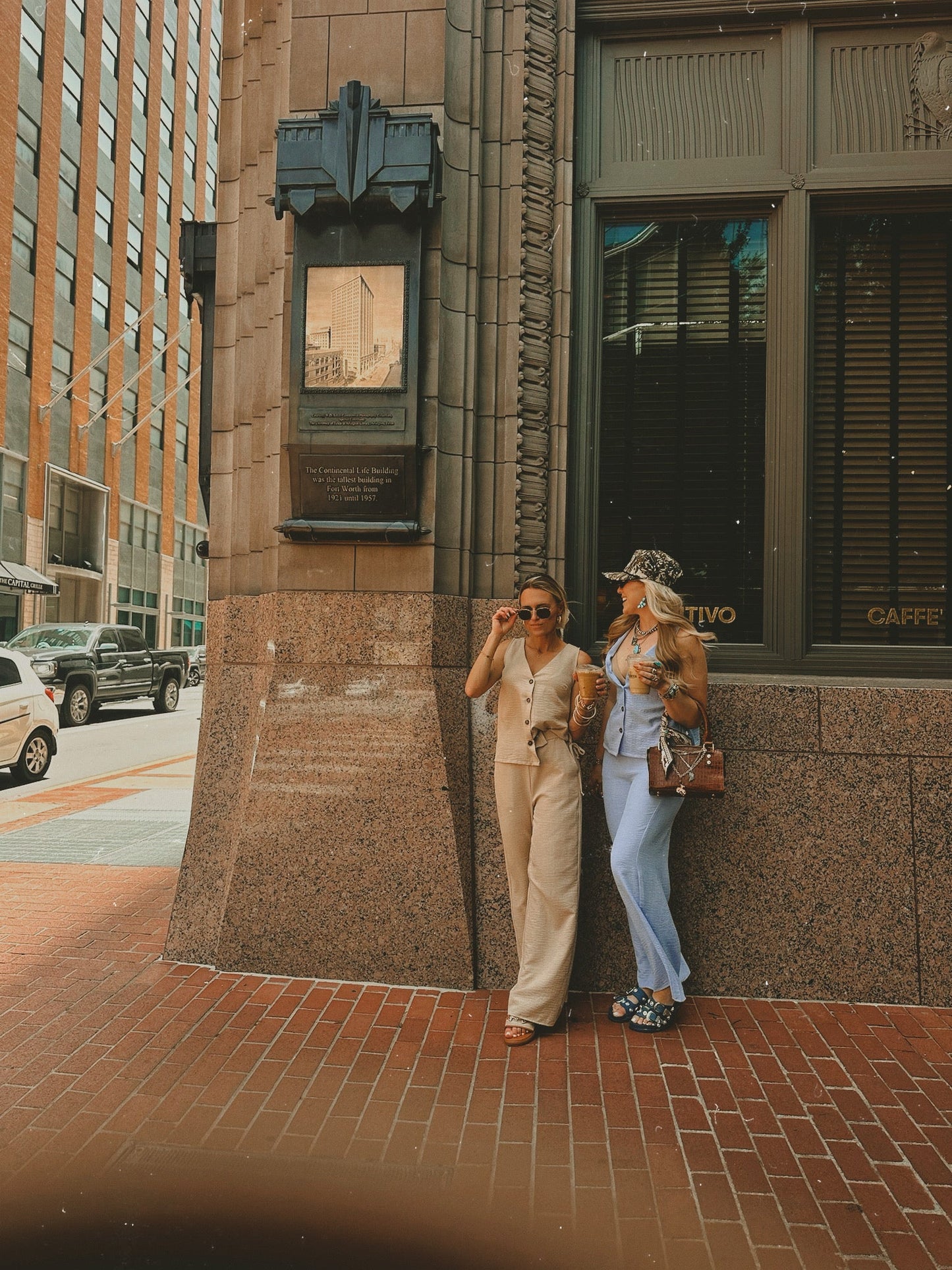 The Rio Linen Set in Tan