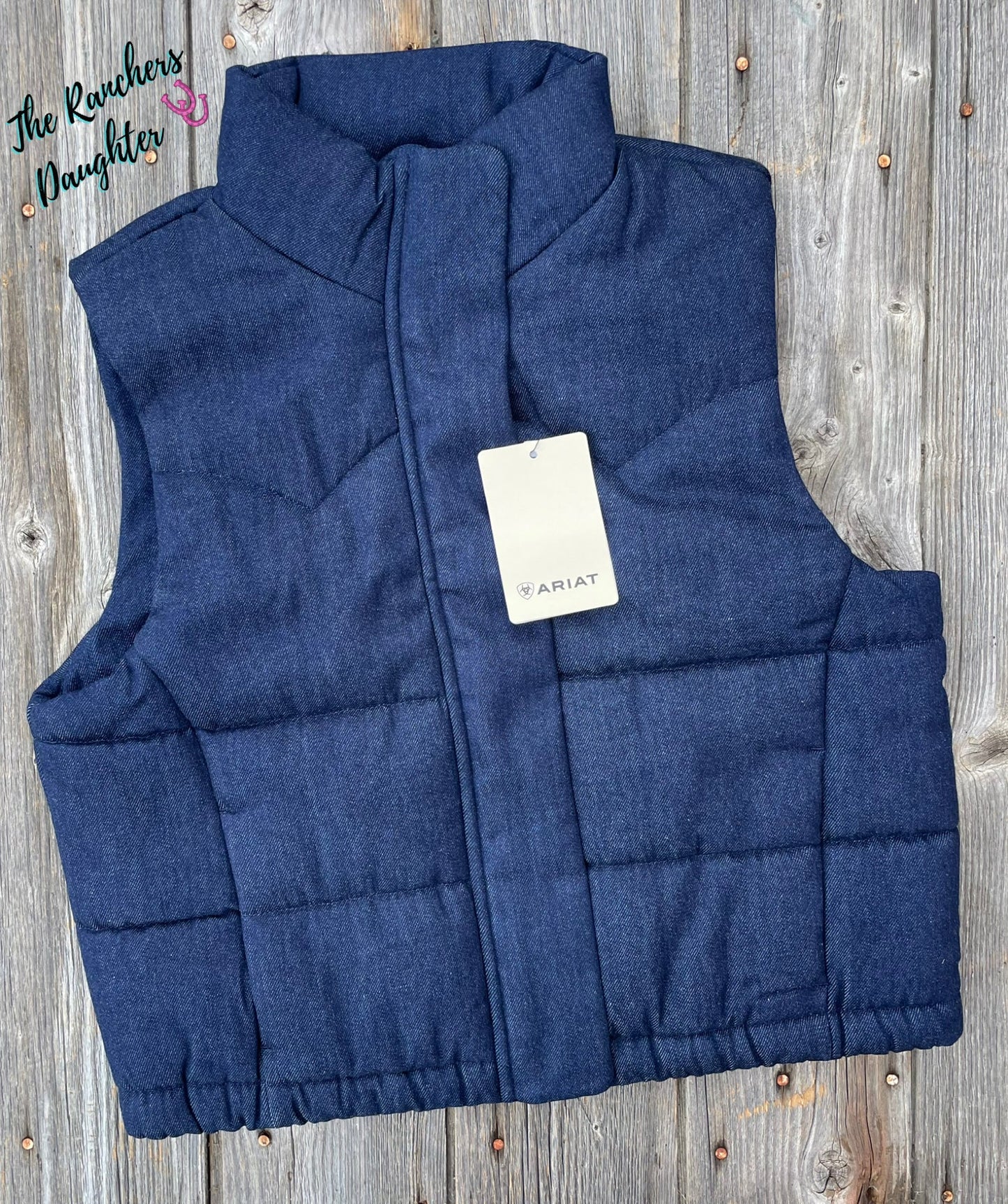 Ariat Women’s Slub Denim Western Vest