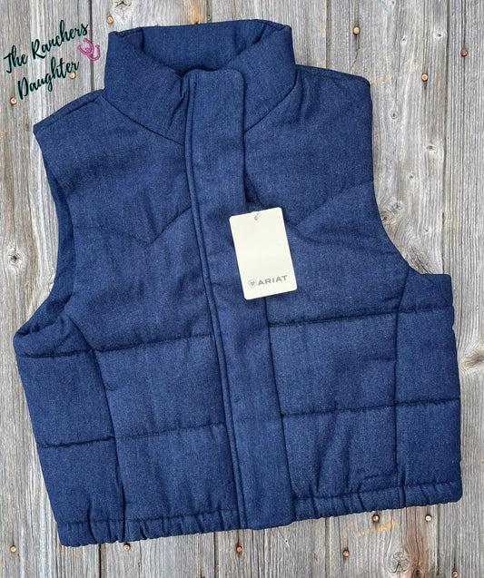 Ariat Women’s Slub Denim Western Vest