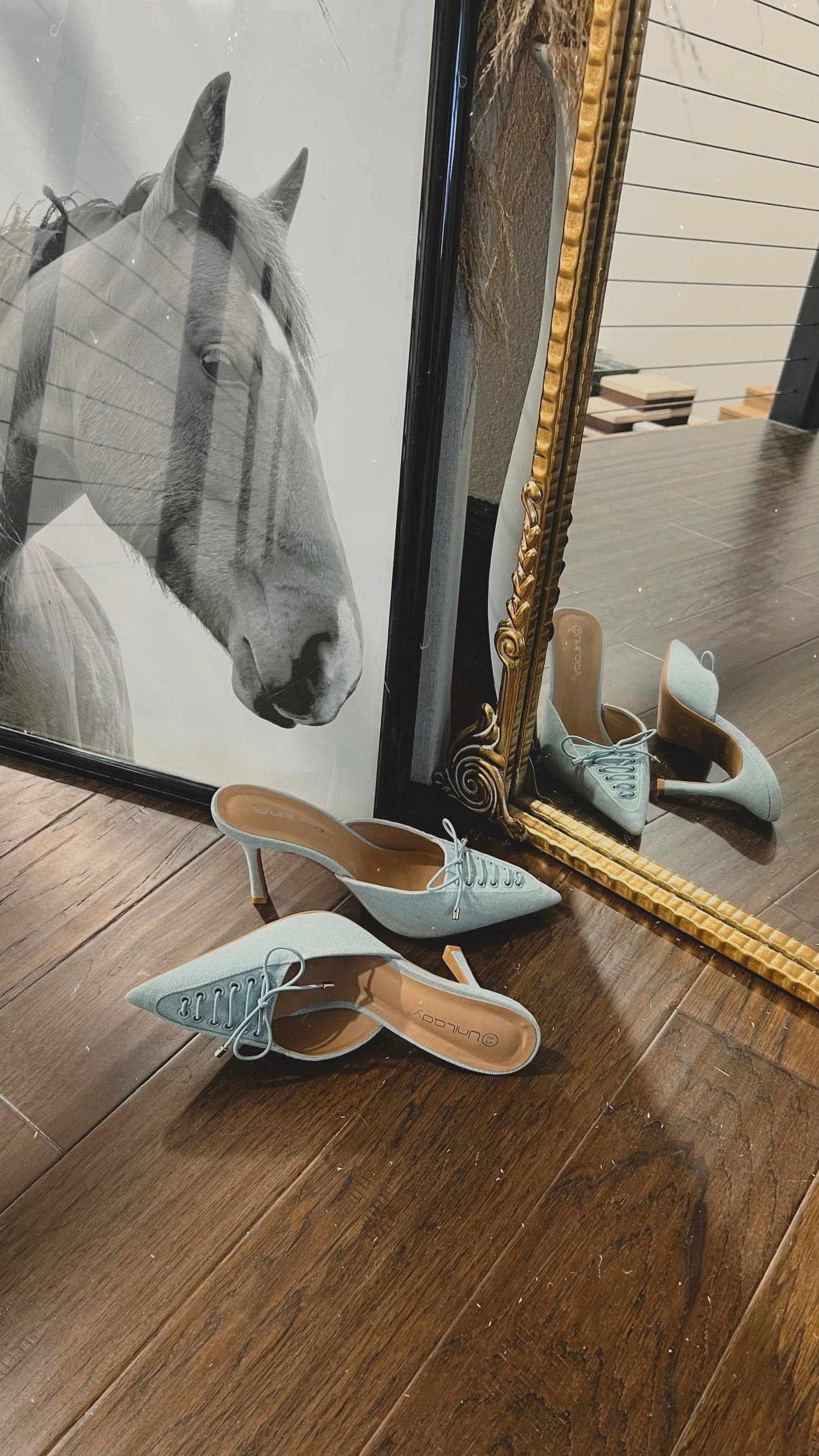 The Rally Denim Mule