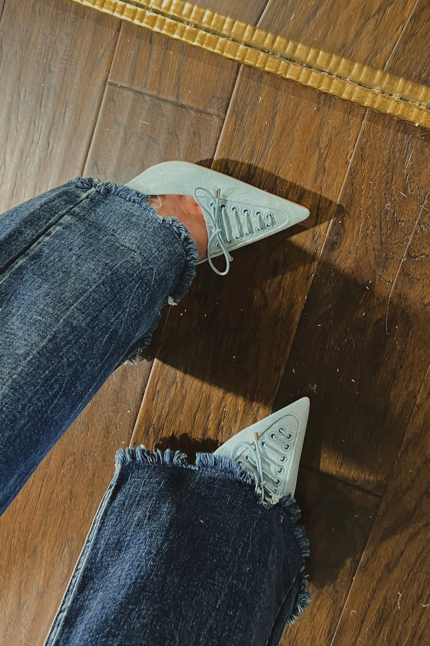 The Rally Denim Mule