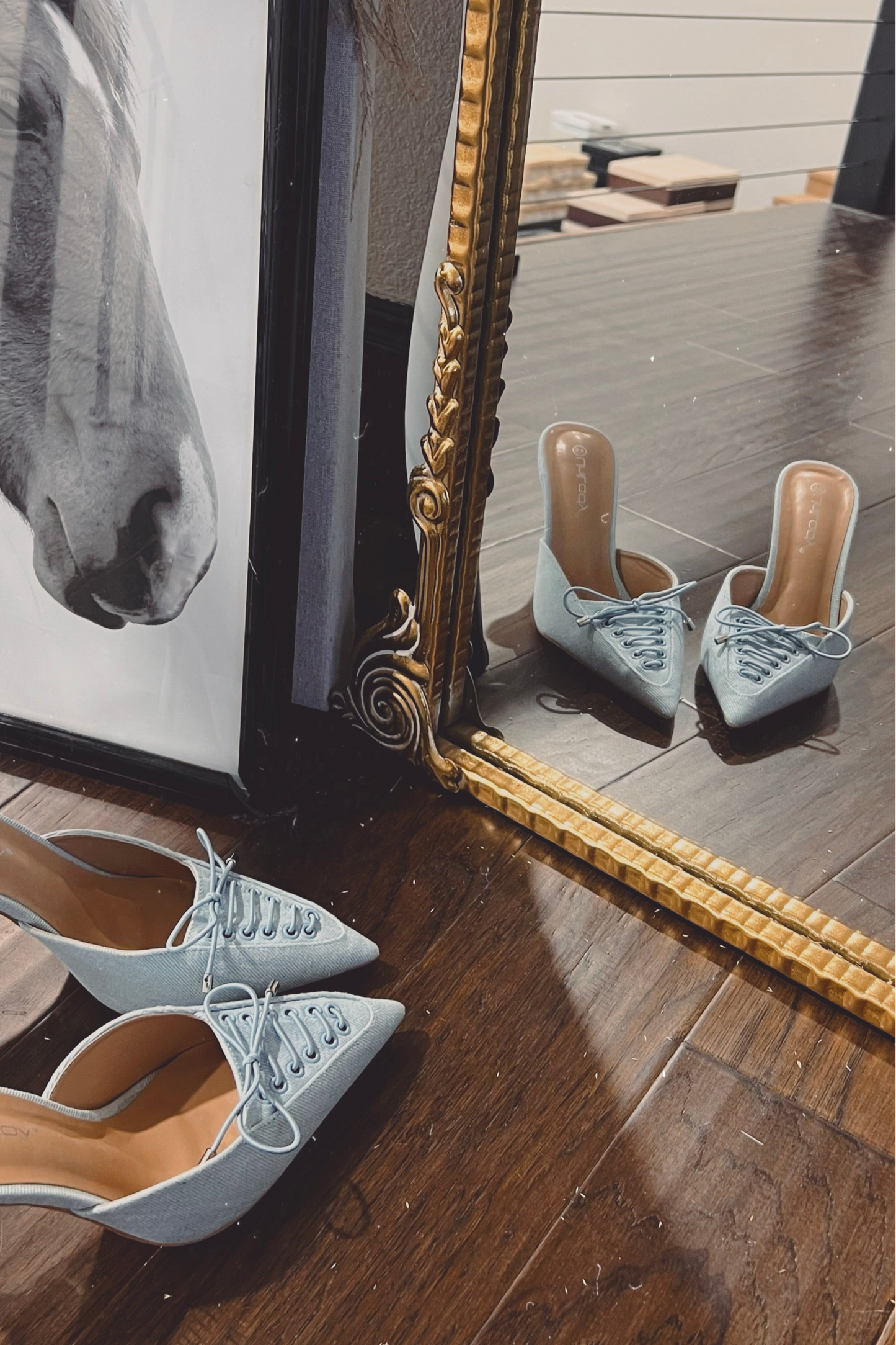 The Rally Denim Mule