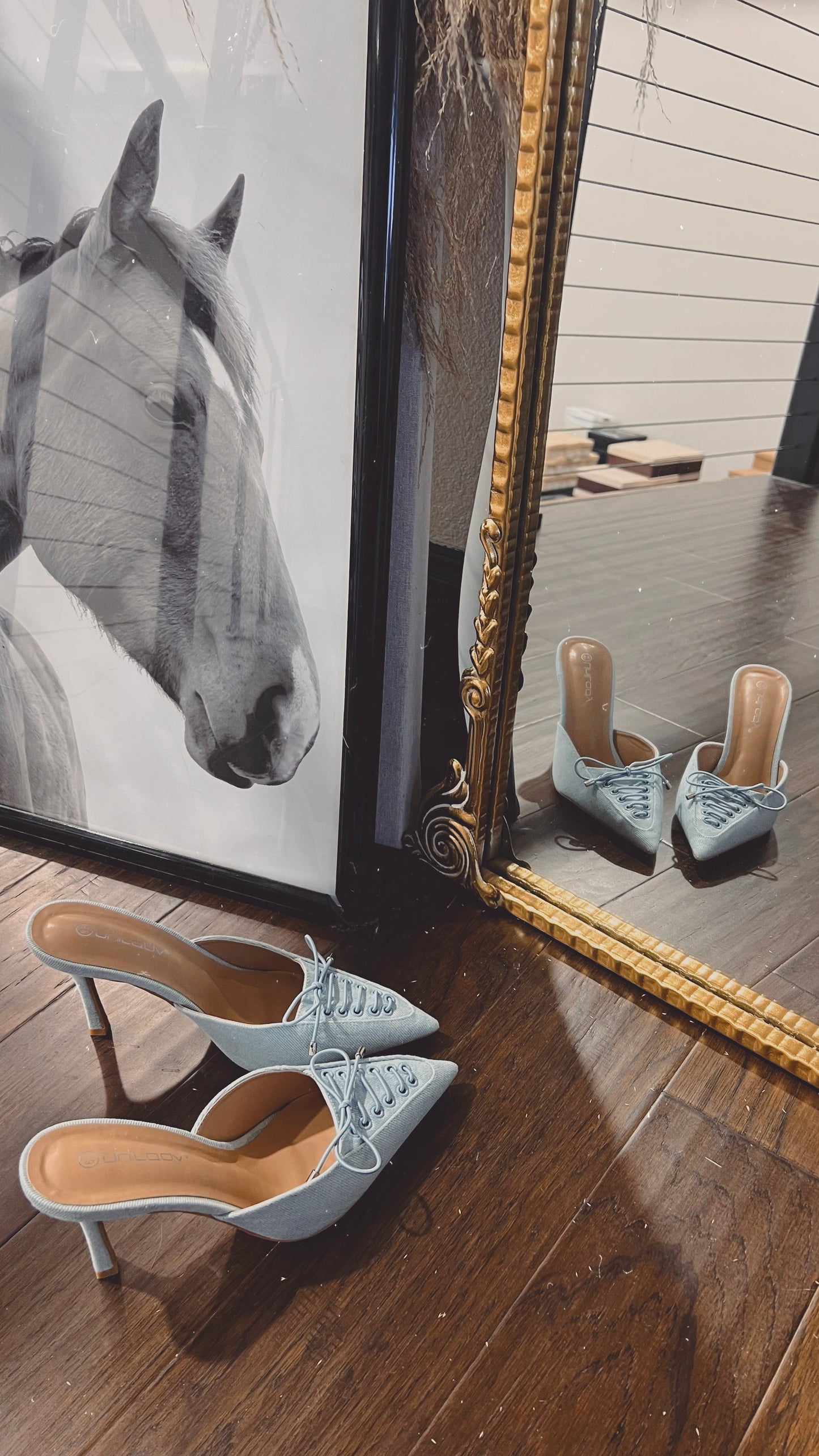 The Rally Denim Mule