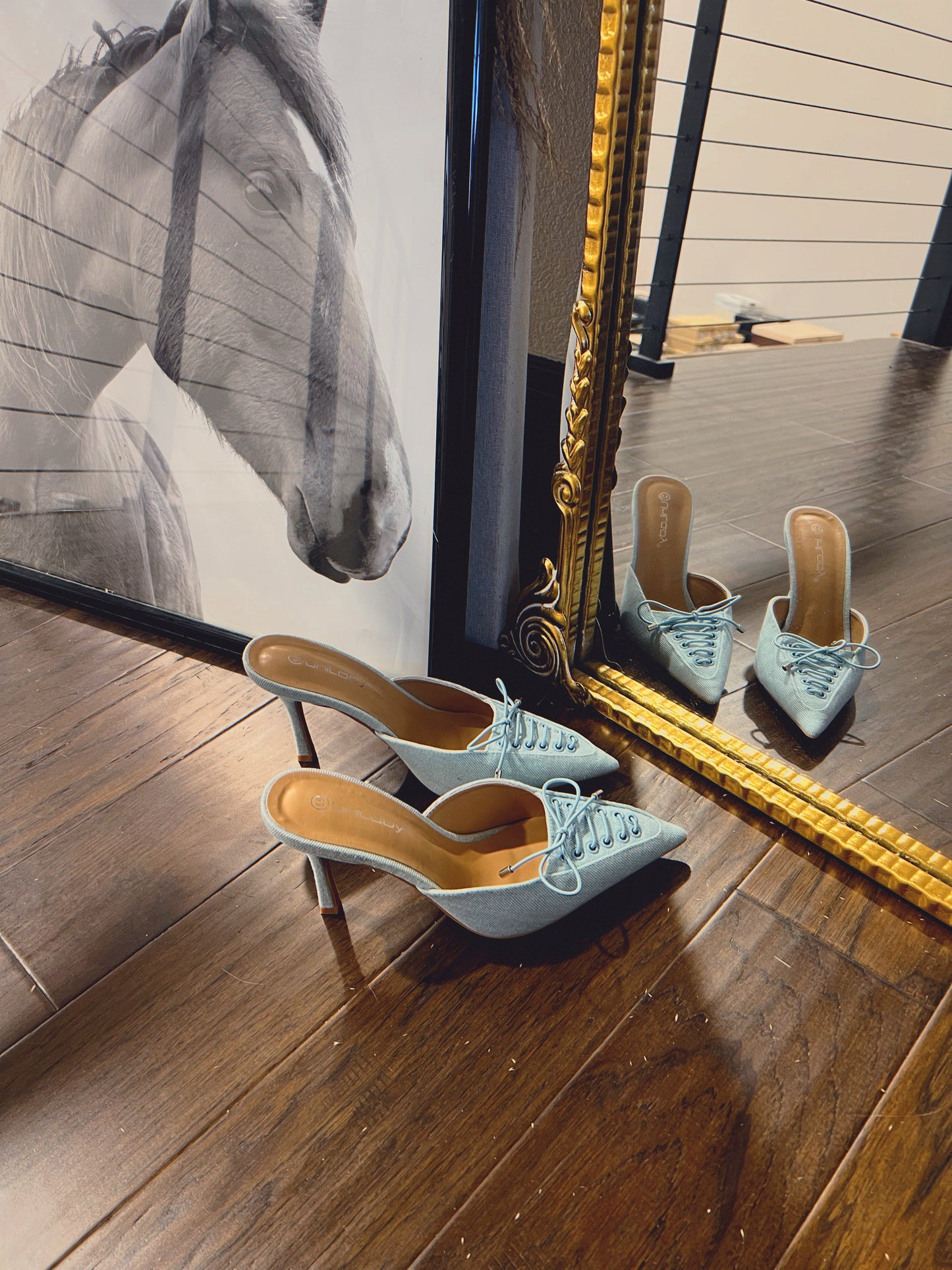 The Rally Denim Mule