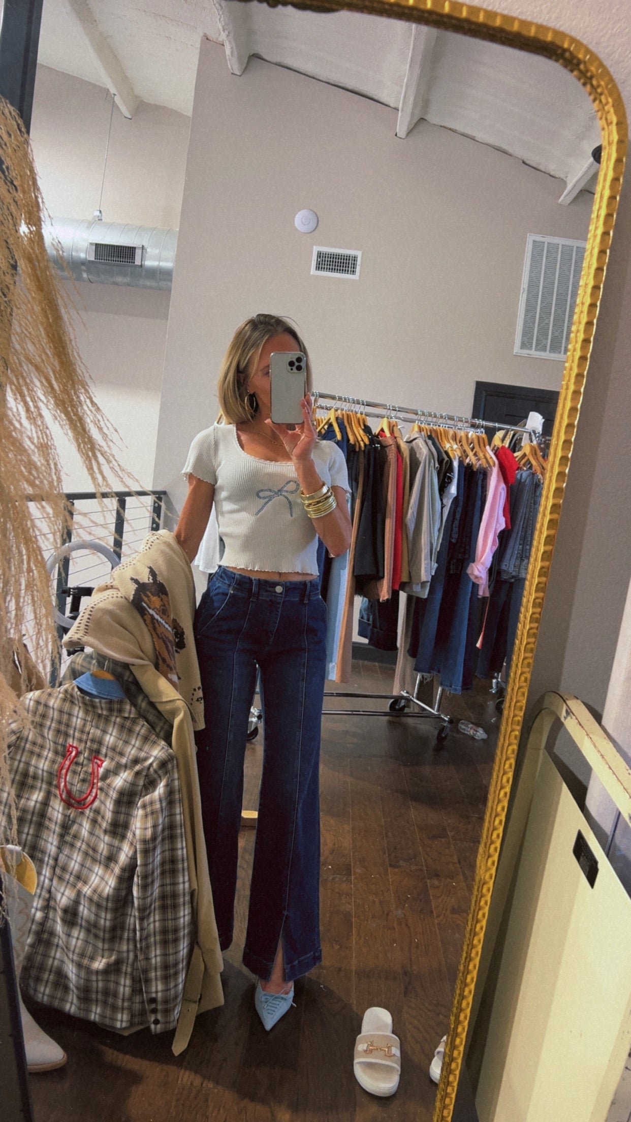 The Rope Bow Top in White