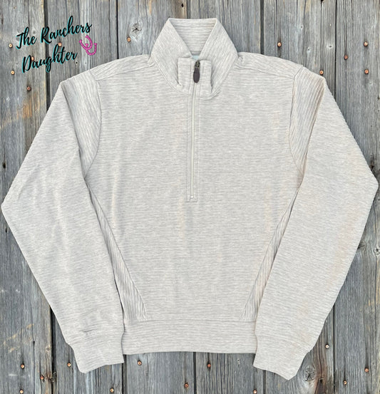 Ariat Women's Oatmeal Heather High Noon 1/2 Zip Pullover