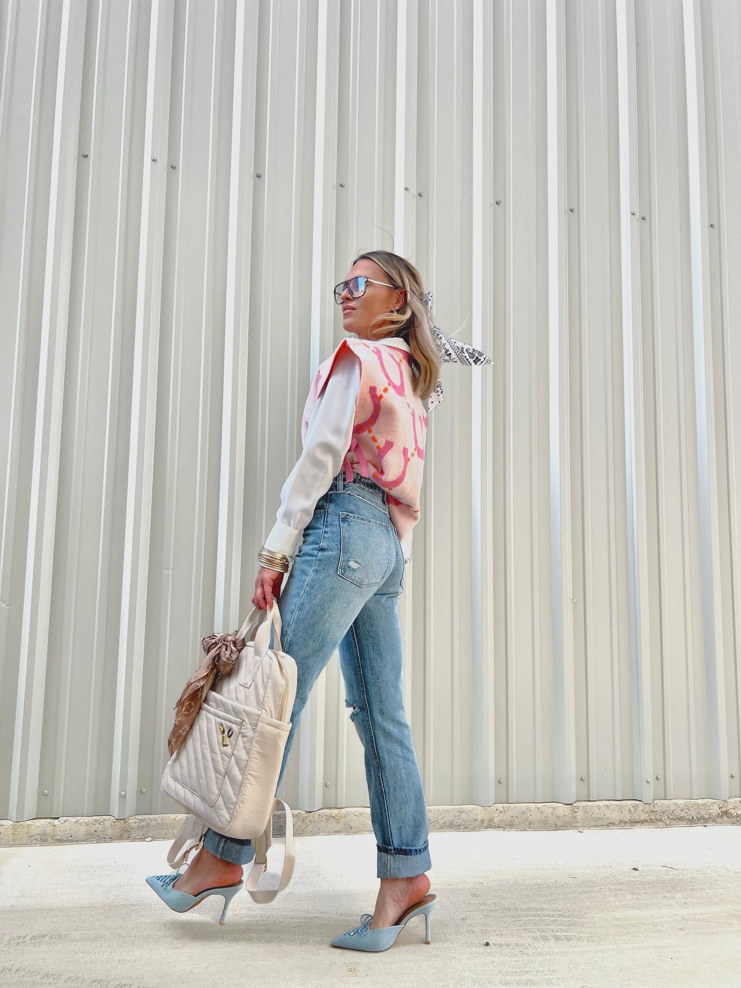 The Rally Denim Mule