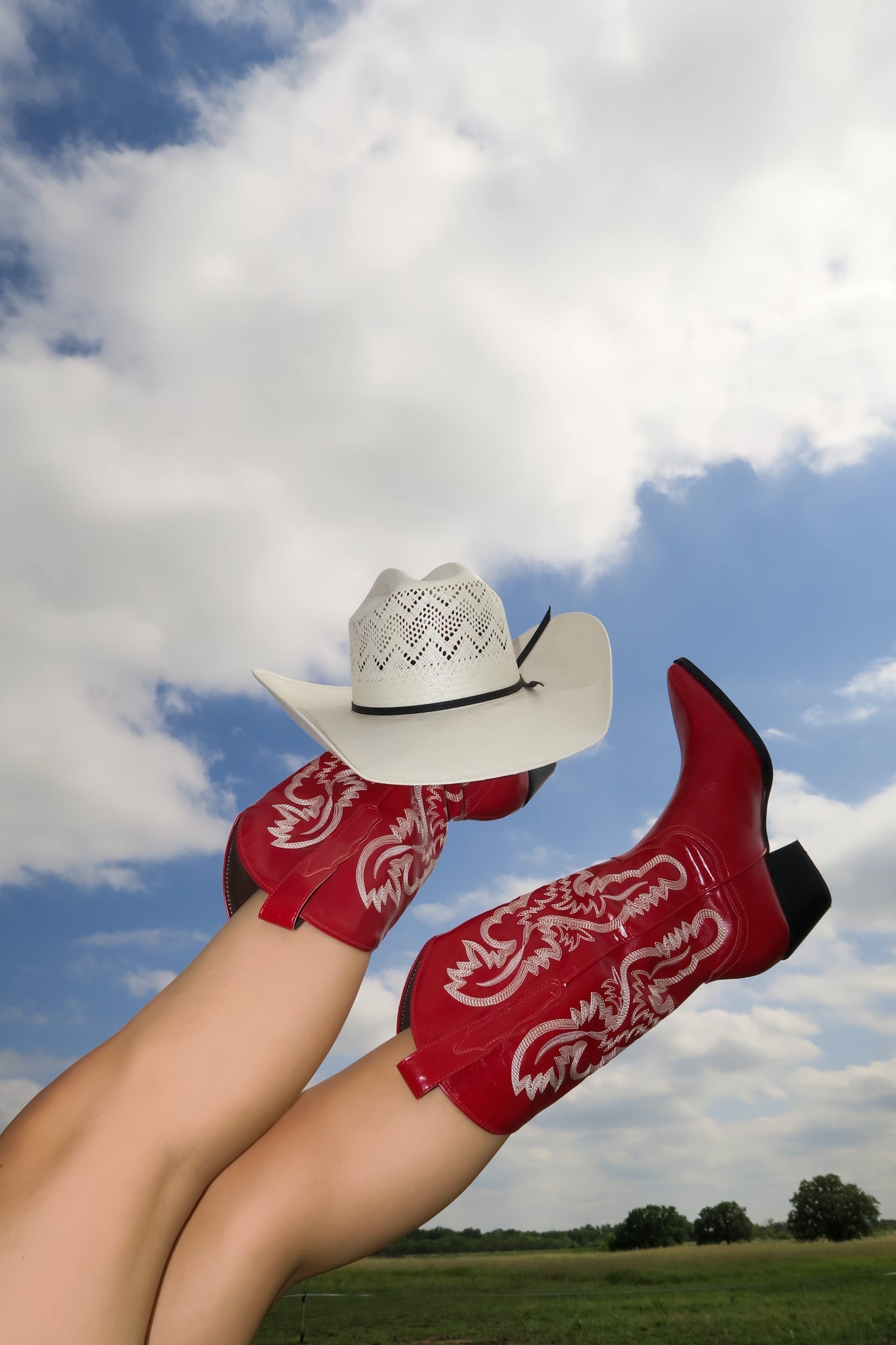 SALE The Pistola Red Cowboy Boot